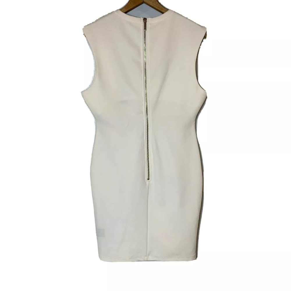KARDASHIAN KOLLECTION Cut-Out Neckline Dress White - Picture 2 of 8